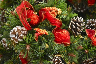 noel pazarında yeni yıl oyuncakları 