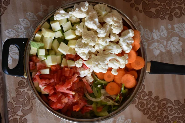 Legumes Mesa Fechar — Fotografia de Stock