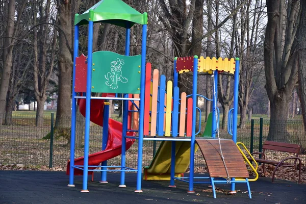 Hermoso Parque Infantil Parque — Foto de Stock