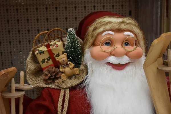 New Year Toys Christmas Market — Stock Photo, Image