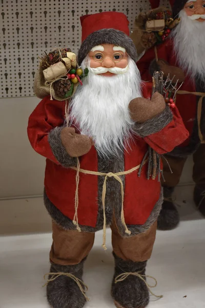 Natal Papai Noel Close — Fotografia de Stock
