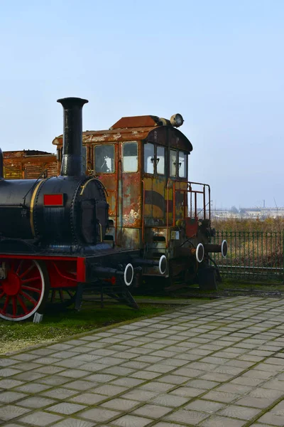 Une Vieille Voiture Train — Photo