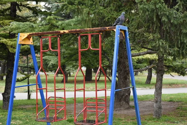 Mooie Speeltuin Het Park — Stockfoto