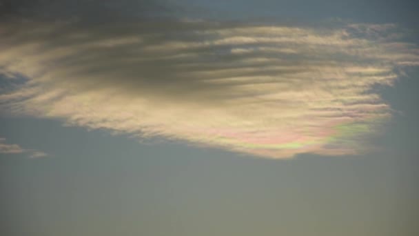 Ηλιοβασίλεμα Ουρανό Σύννεφα Όμορφη Cumulonimbus — Αρχείο Βίντεο