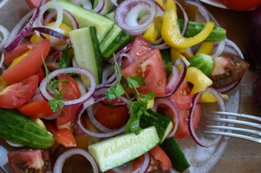 sebze karışımı taze salata 