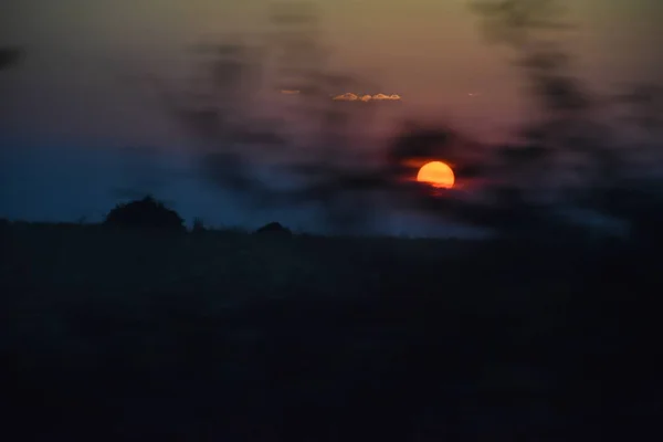 Beautiful Nature Landscape Sunset — Stock Photo, Image
