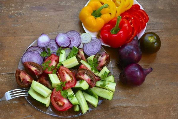Sebze Salatası — Stok fotoğraf