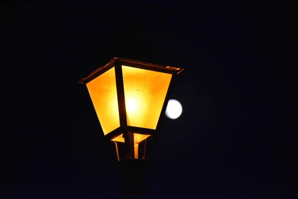 Lanterna Rua Cidade — Fotografia de Stock