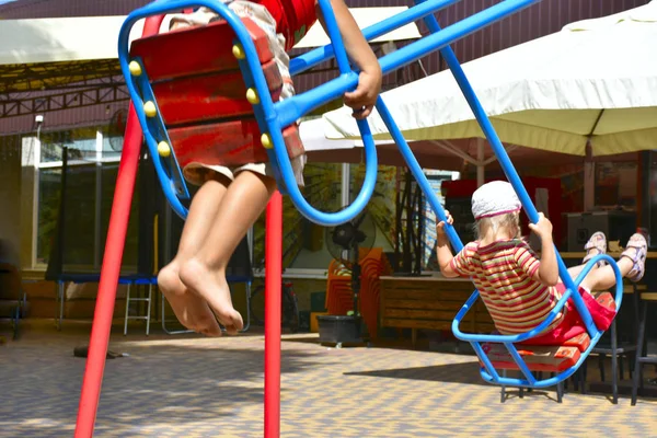 Beautiful Outdoor Playground Park — Stock Photo, Image