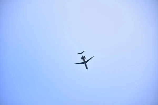 Flygplan Himmel Och Landskap — Stockfoto