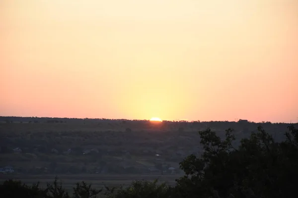 beautiful colorful sunset tranquil scene