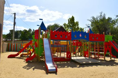 Parktaki güzel oyun parkı