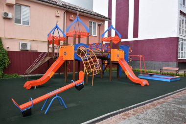 Parktaki güzel oyun parkı