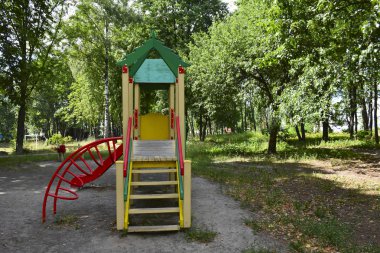 Parktaki güzel oyun parkı