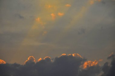 güzel gün batımı doğa manzara 