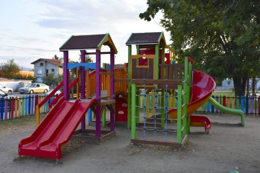 Parktaki güzel oyun parkı