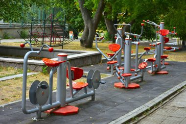 Parktaki güzel oyun parkı