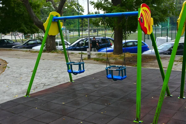 Hermoso Parque Infantil Parque — Foto de Stock