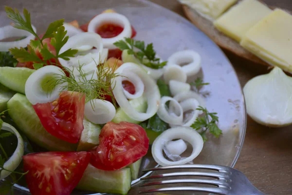 Sebze Salatası — Stok fotoğraf
