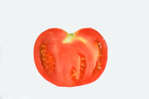 Tomaten Een Witte Achtergrond — Stockfoto