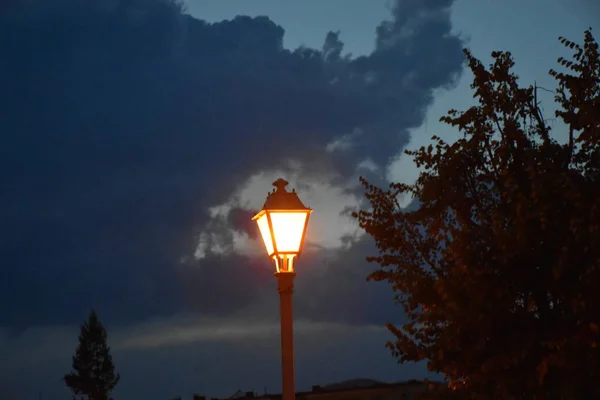 Lantern City Street — Stock Photo, Image