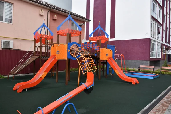 Schöner Spielplatz Park — Stockfoto