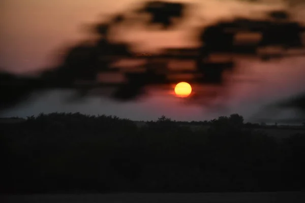 Hermoso Paisaje Natural Con Puesta Sol —  Fotos de Stock