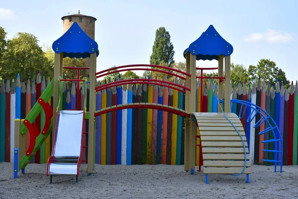 Beautiful Playground Park — Stock Photo, Image