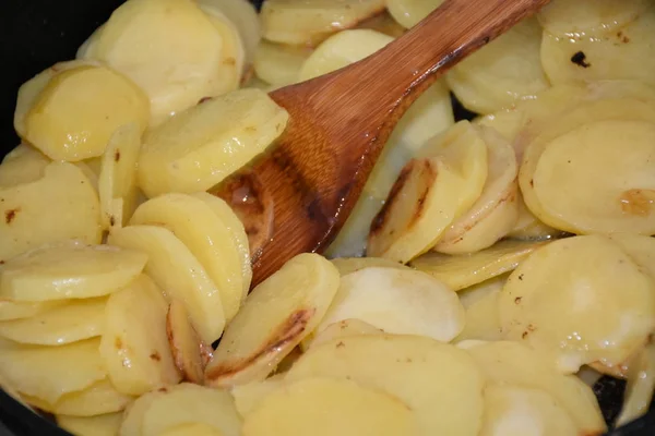 Kızarmış Patates Yakın — Stok fotoğraf