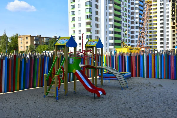 beautiful playground in the park