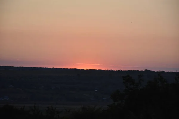 Beautiful Colorful Sunset Tranquil Scene — Stock Photo, Image