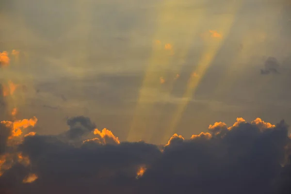 Schöner Sonnenuntergang Natur Malerische Aussicht — Stockfoto