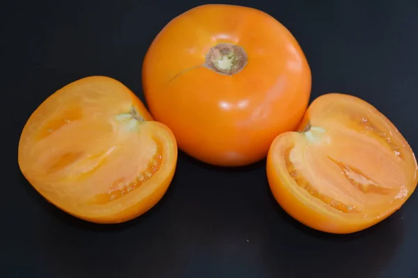 Tomat Matang Menutup — Stok Foto