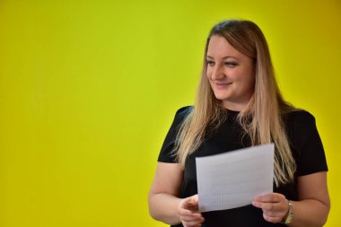 portrait of a blonde woman