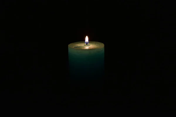 Candle Lighter Black Background — Stock Photo, Image