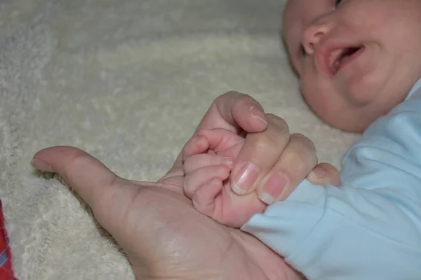 Neugeborenes Baby Auf Weißem Hintergrund — Stockfoto