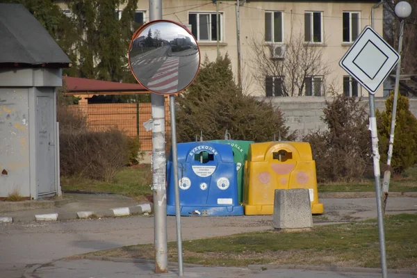 Czarny Żelaza Śmieci Parku — Zdjęcie stockowe