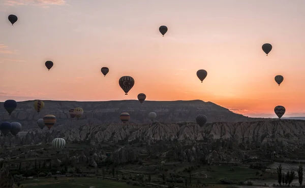 The great tourist attraction of Cappadocia - balloon flight on Sunrise. Cappadocia is known around the world as one of the best places to fly with hot air balloons.