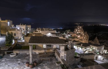 Eski mağara City Uçhisar Kalesi Kapadokya.
