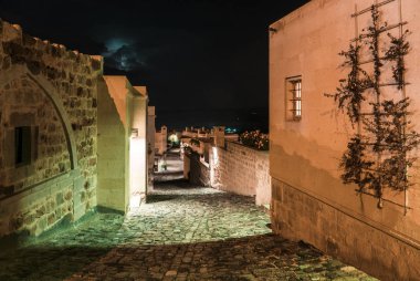 Eski mağara City Uçhisar Kalesi Kapadokya.