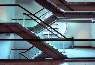 Modern ve conteporary arcitectural kurgu. Mimari parça. Kapalı