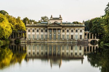 Royal Palace, Varşova, Polonya kraliyet banyo su sarayının Łazienki Parkı, Varşova, içinde su