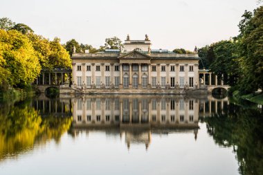 Royal Palace, Varşova, Polonya kraliyet banyo su sarayının Łazienki Parkı, Varşova, içinde su