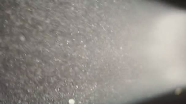 야외 디스코 파티에 soffit 스포트 라이트 빔에 먼지 — 비디오