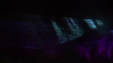 yanıp sönen disko dans müzik videoları ve canlı performanslar için sanal sahne ışıkları