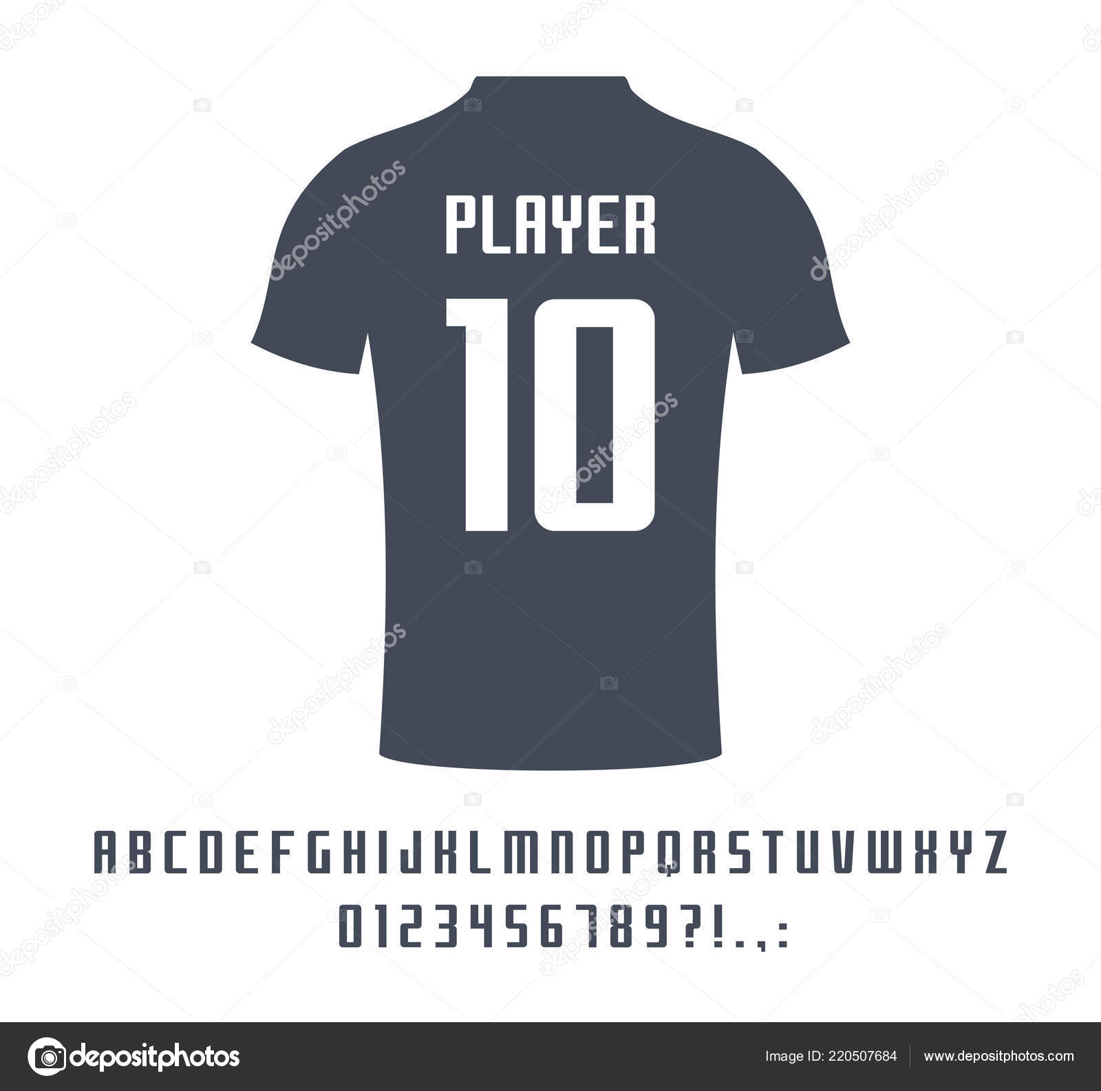 baseball jersey number font