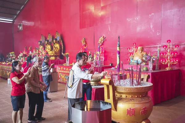 Jakarta Indonesia November 2018 Buddhist People Celebrating Chinese New Year — Stock Photo, Image