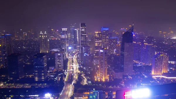 Jakarta Indonesia Noviembre 2018 Vista Superior Del Moderno Edificio Alto —  Fotos de Stock