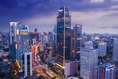 Jakarta merkez Iş bölgesi Astra Building