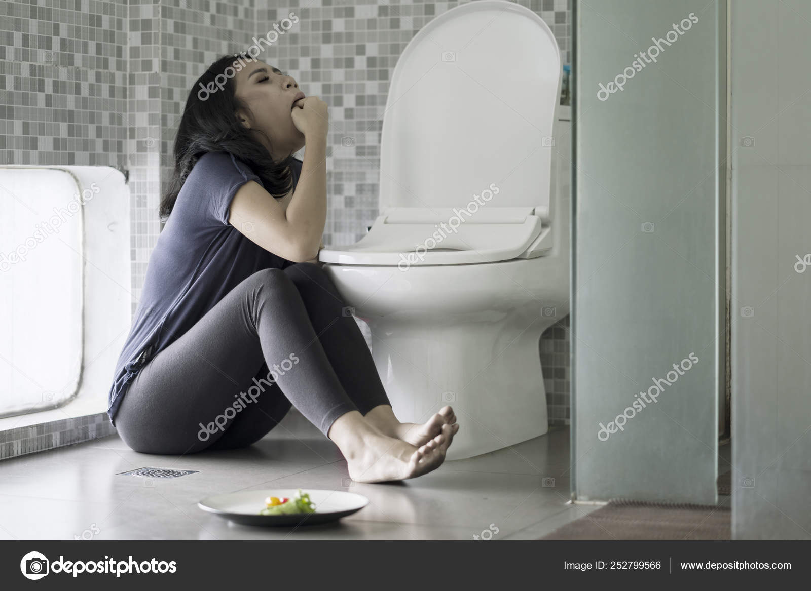 Japanese Girl Puking